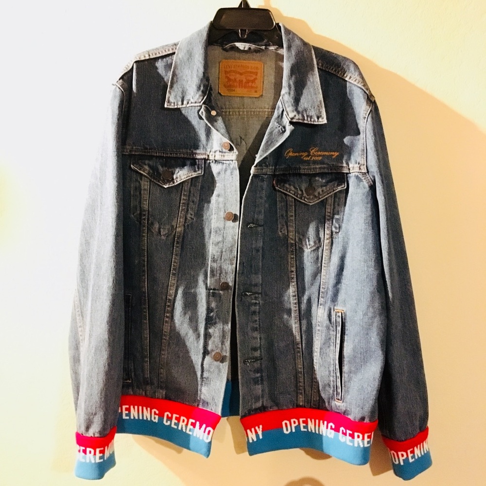 NWT $395 Opening Ceremony x Levi Denim Jacket XL